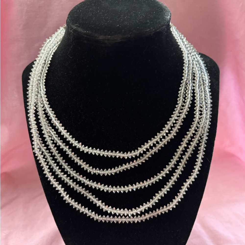 Vin crystal bead Necklace. My mama’s originally.